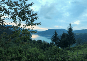 planina tara pejzaz zalazak sunca zaovinsko jezero